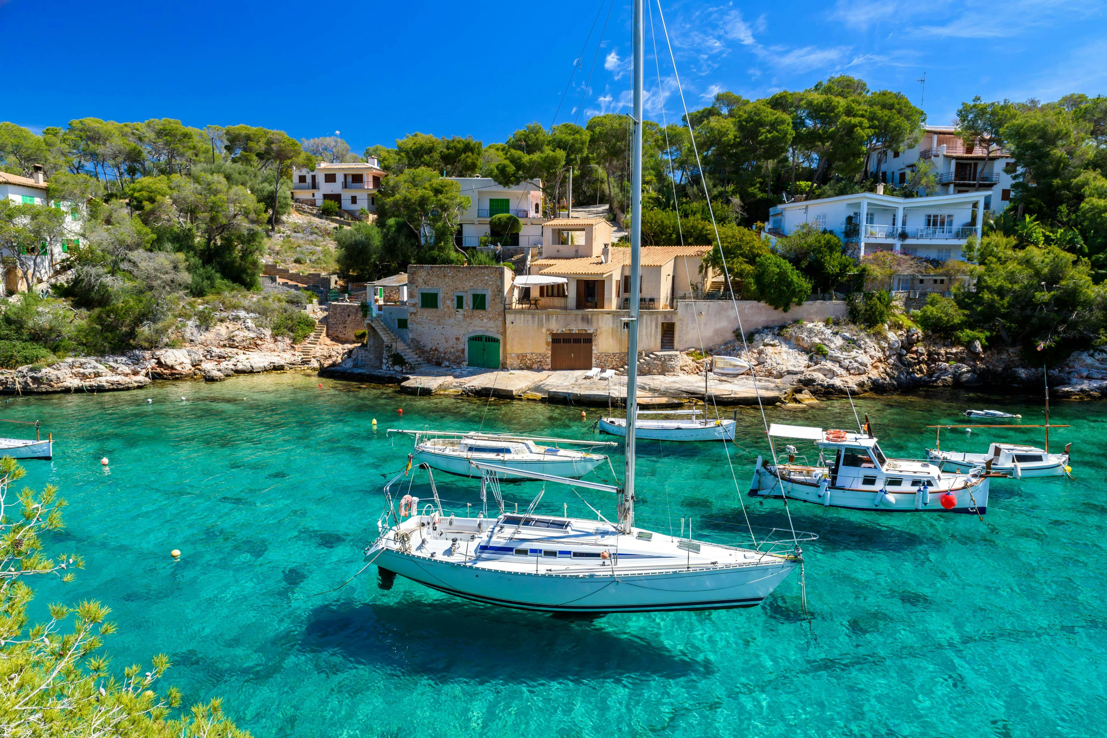 An image of the picturesque Cala Figuera, one of the many places you can visit on a boat tour in Mallorca.