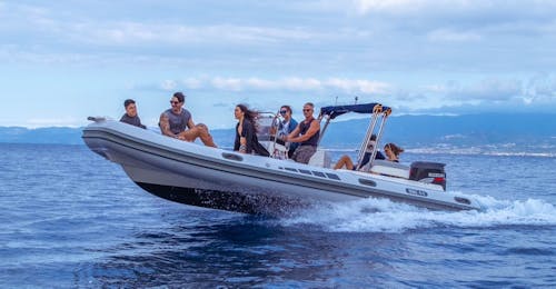 RIB Boat Rental in Milazzo with Licence (Up to 8 people) from Riamar Eolie.