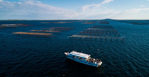 Boottocht in de lagune van Thau vanuit Marseillan met L'étoile de Thau IV Occitanie.