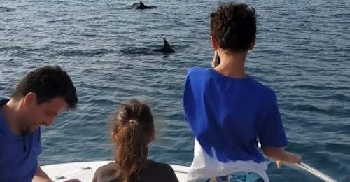 Giro in barca a Fuengirola con avvistamento di delfini, bevande & snack con Monarca Nautica Fuengirola.